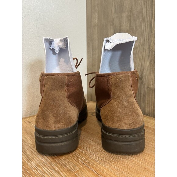 POLO RALPH LAUREN UMAR ANKLE BOOT CANVAS BROWN MEN\'S SIZE 9 main image 10